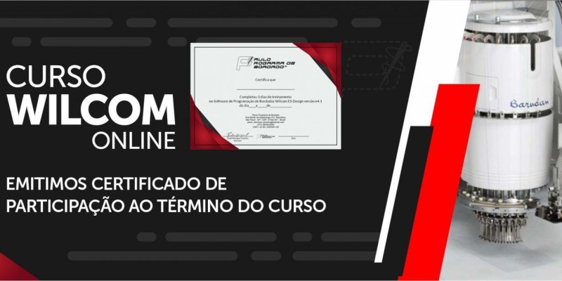 Curso Wilcom Online Dirigido por Paulo Programa de Bordado