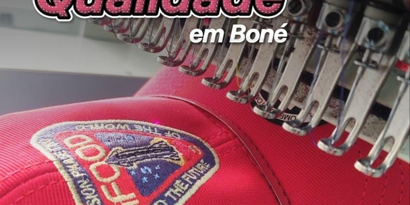 BORDADO DE QUALIDADE EM BONÉ 