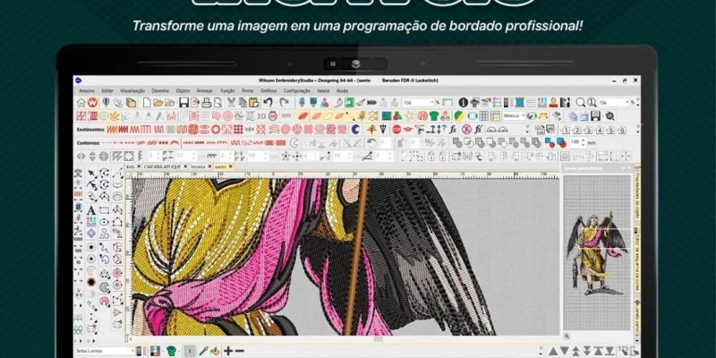 Programação de Bordado com resultados Incríveis