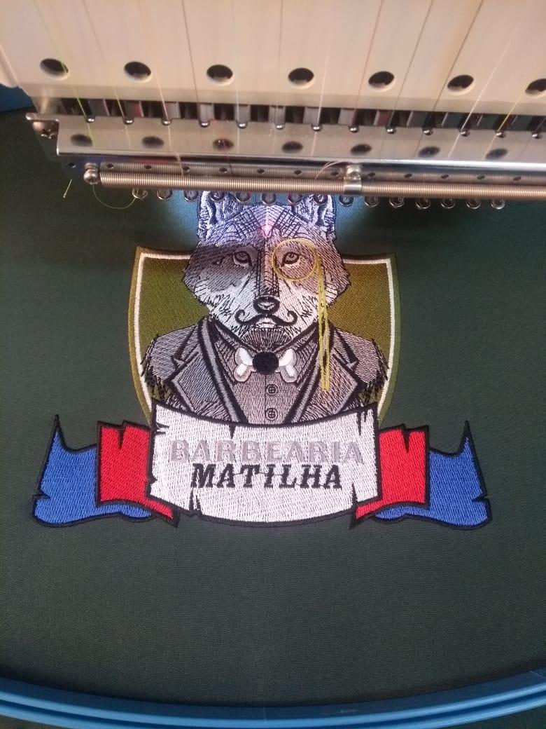 Bordado da Barbearia Matilha 