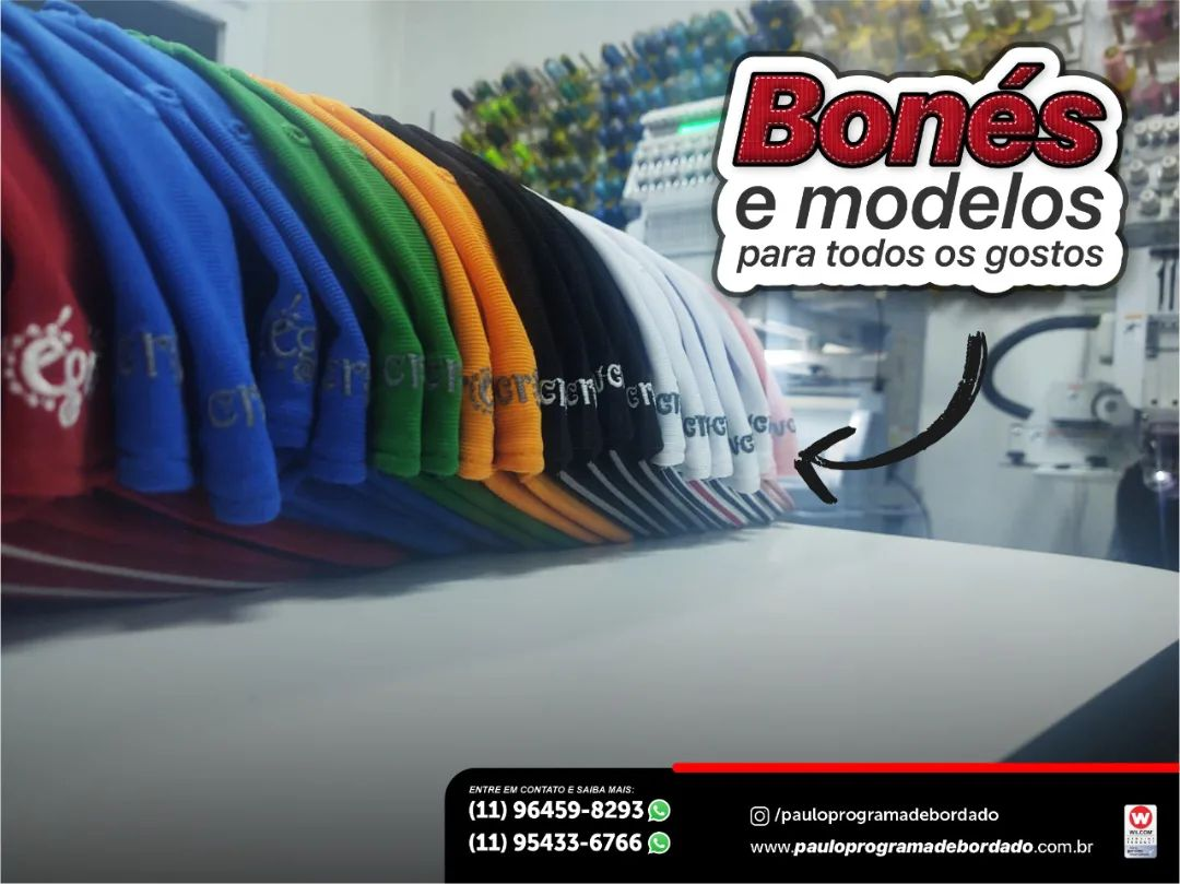 Bonés e modelos para todos os gostos 