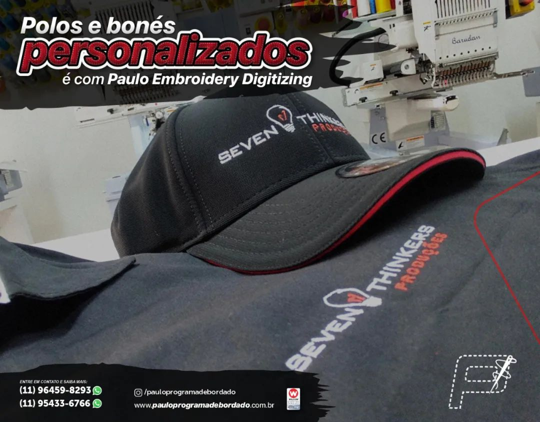 POLOS E BONÉS PERSONALIZADOS 