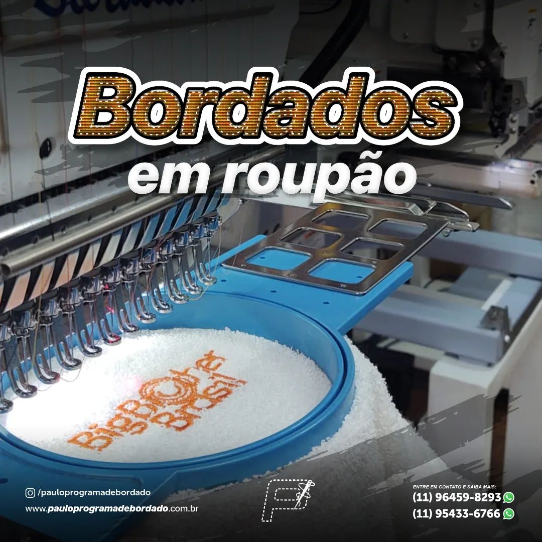 BORDADOS EM ROUPÃO 