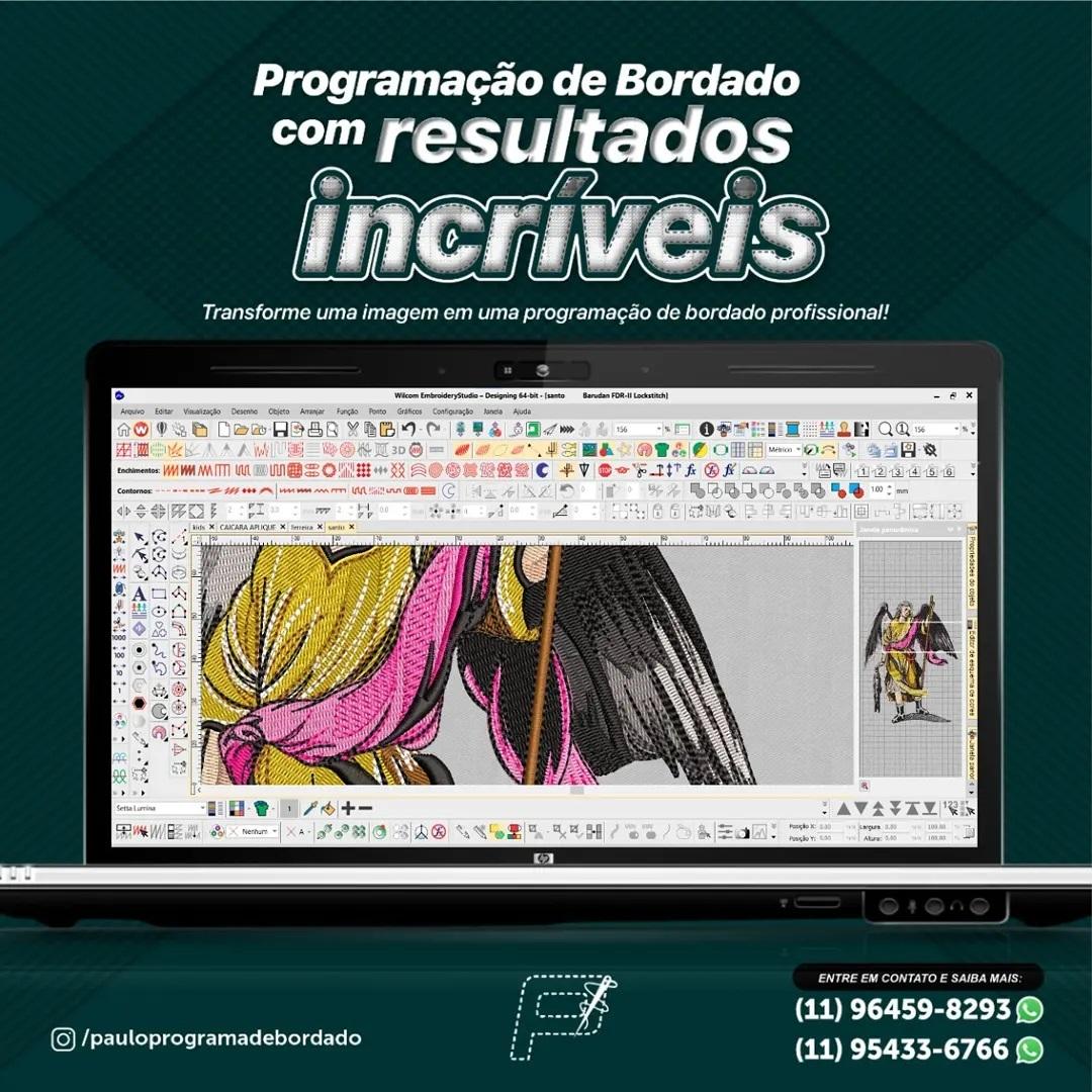 PROGRAMAÇÃO DE BORDADO COM RESULTADOS INCRÍVEIS 