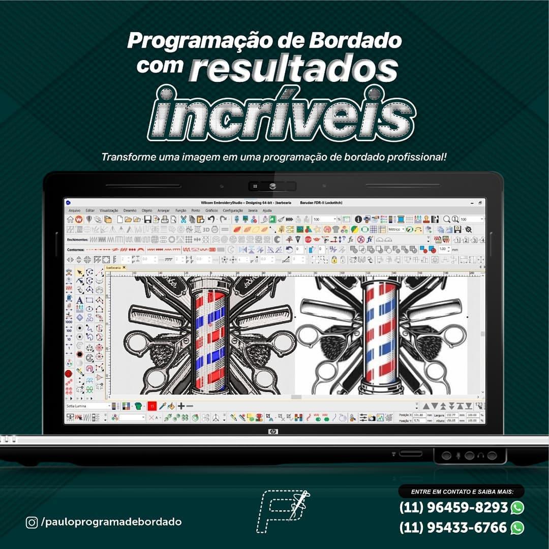 Programação de Bordado com resultados incríveis 