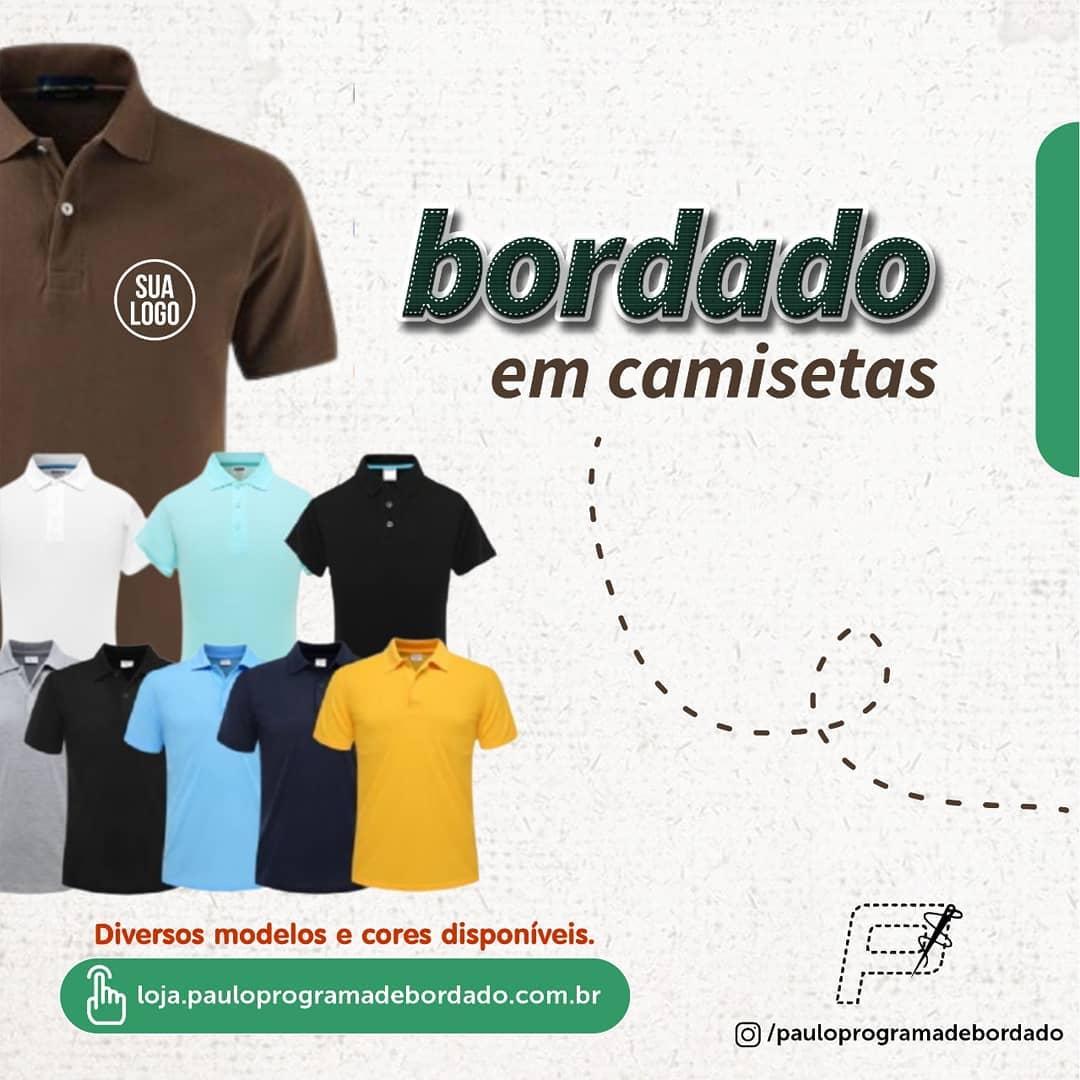 Bordado em camisetas 