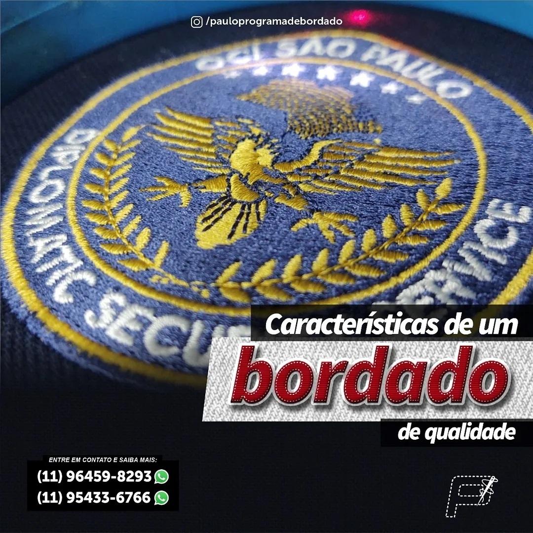 CARACTERÍSTICAS DE UM BORDADO DE QUALIDADE