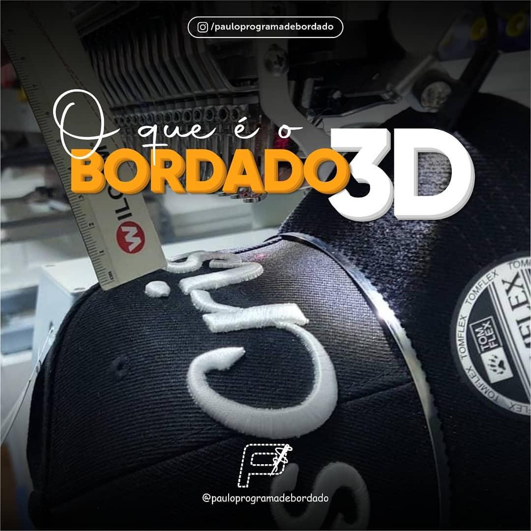 O bordado puff ou 3D