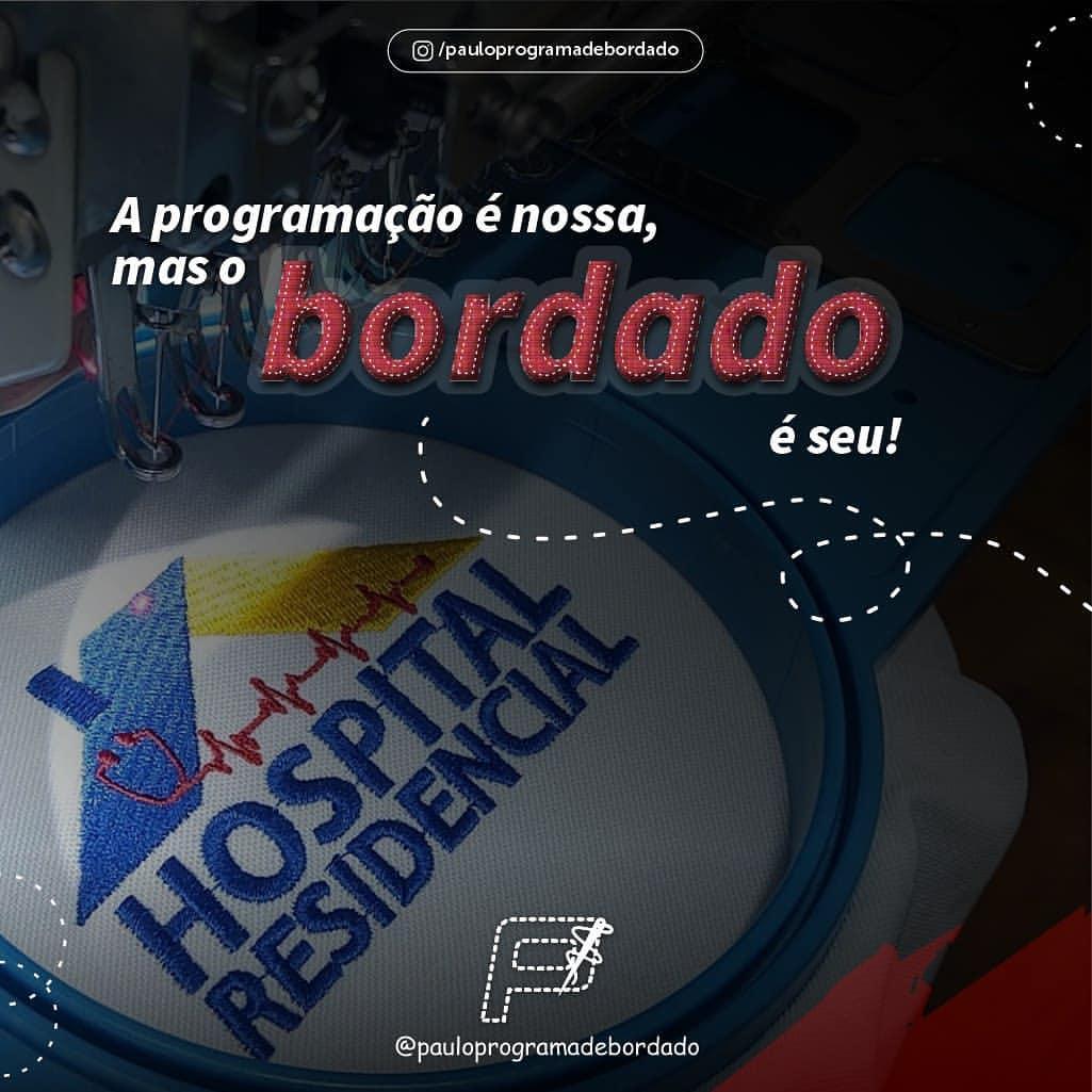 A PROGRAMAÇÃO É NOSSA,  MAS O BORDADO É SEU!