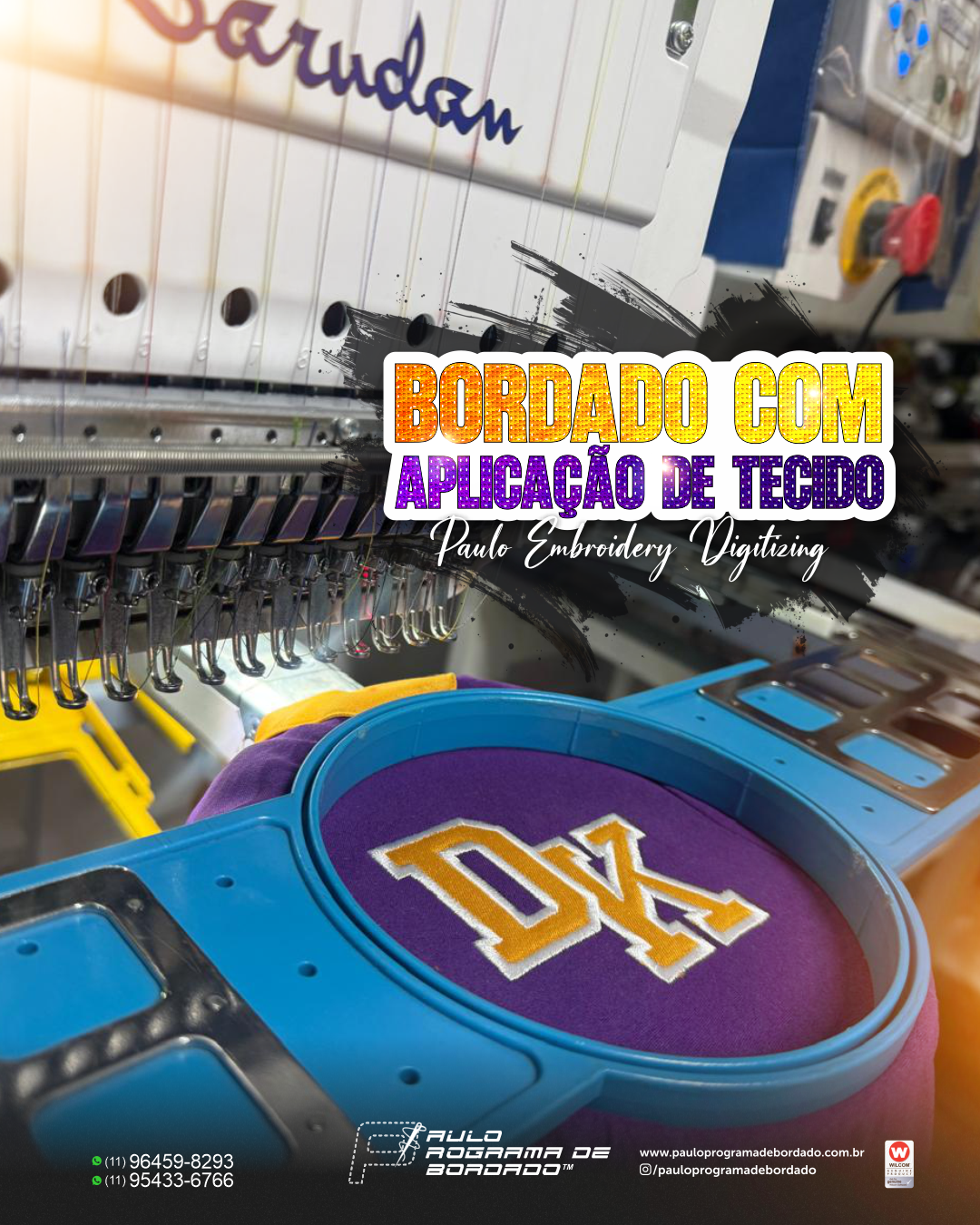 Bordado com Aplicação de Tecido — Detalhes que Encantam! 