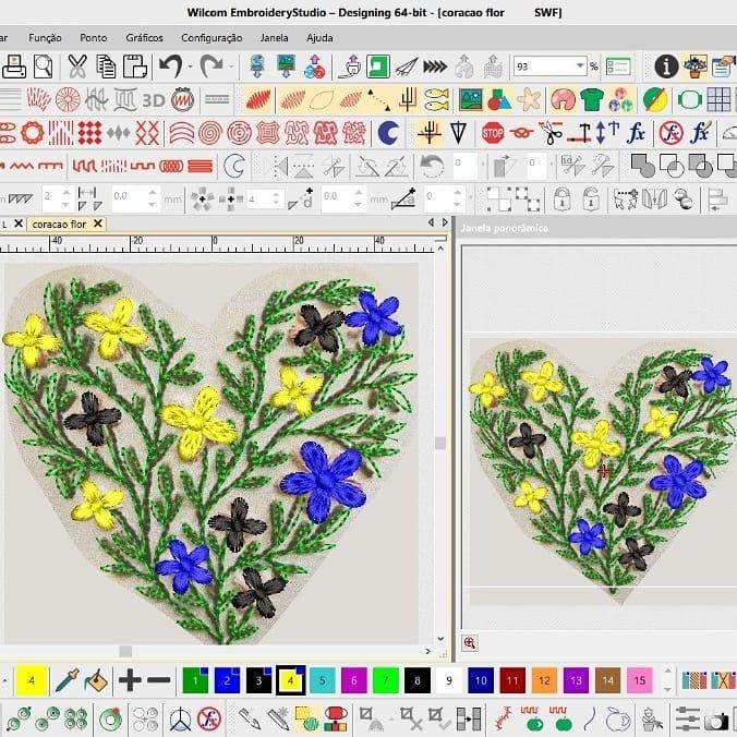Delicadeza, tecnologia e arte em um único bordado!