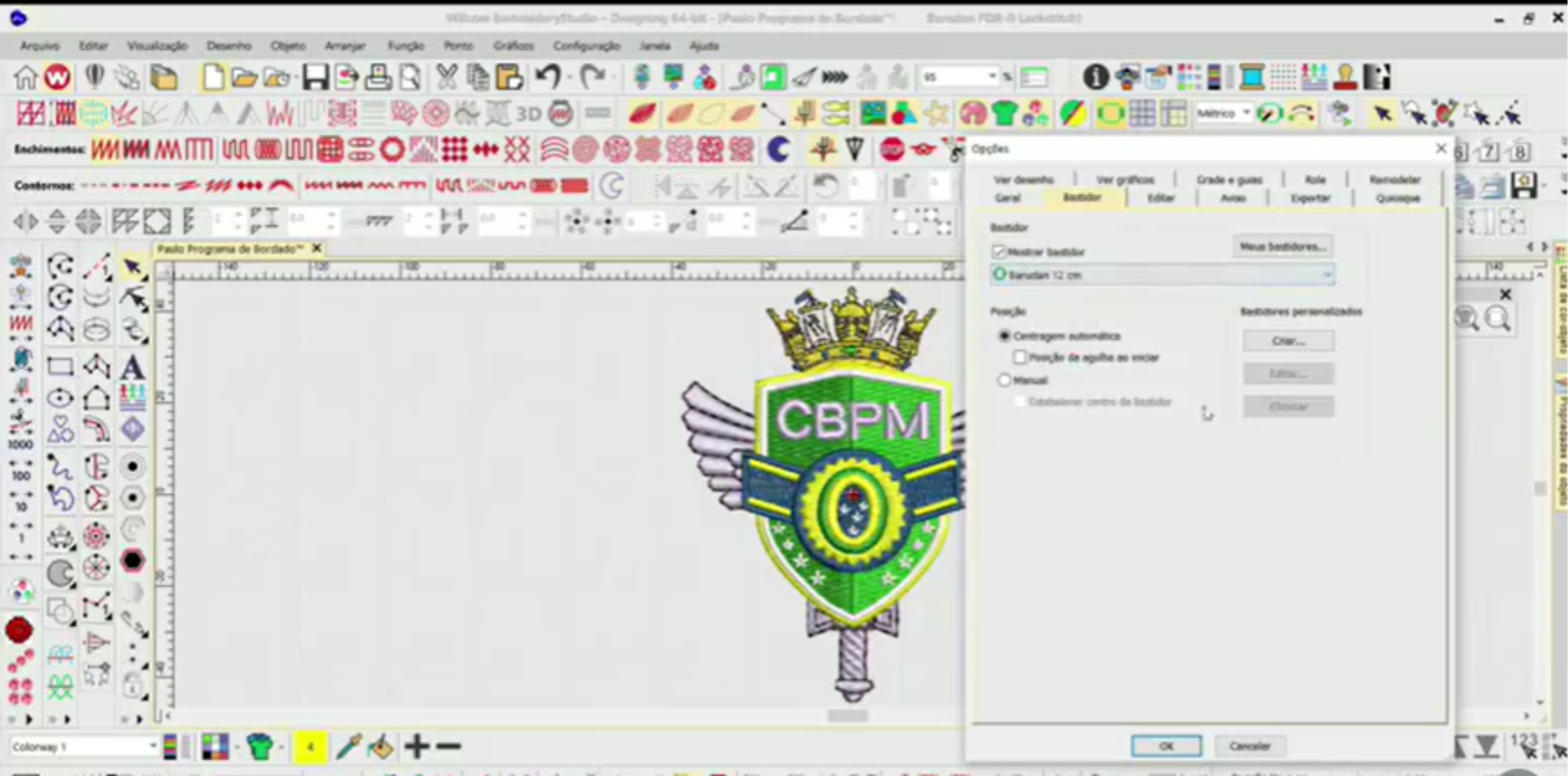 Treinamento software wilcom e4.5