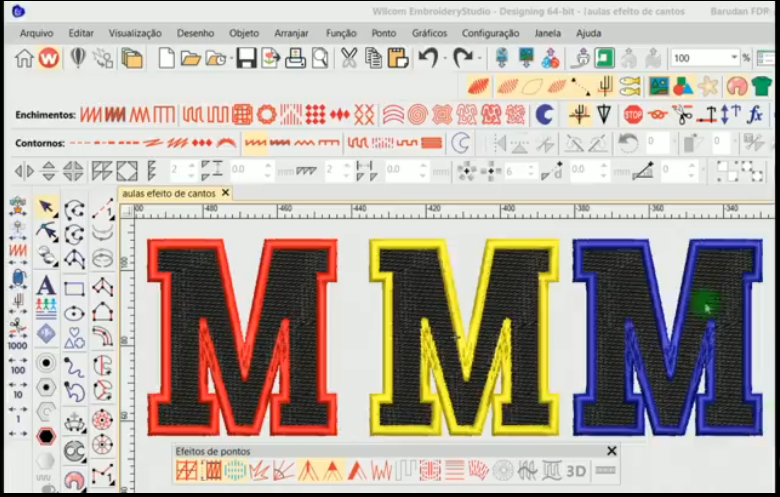 O detalhe que transforma uma letra em um bordado profissional!